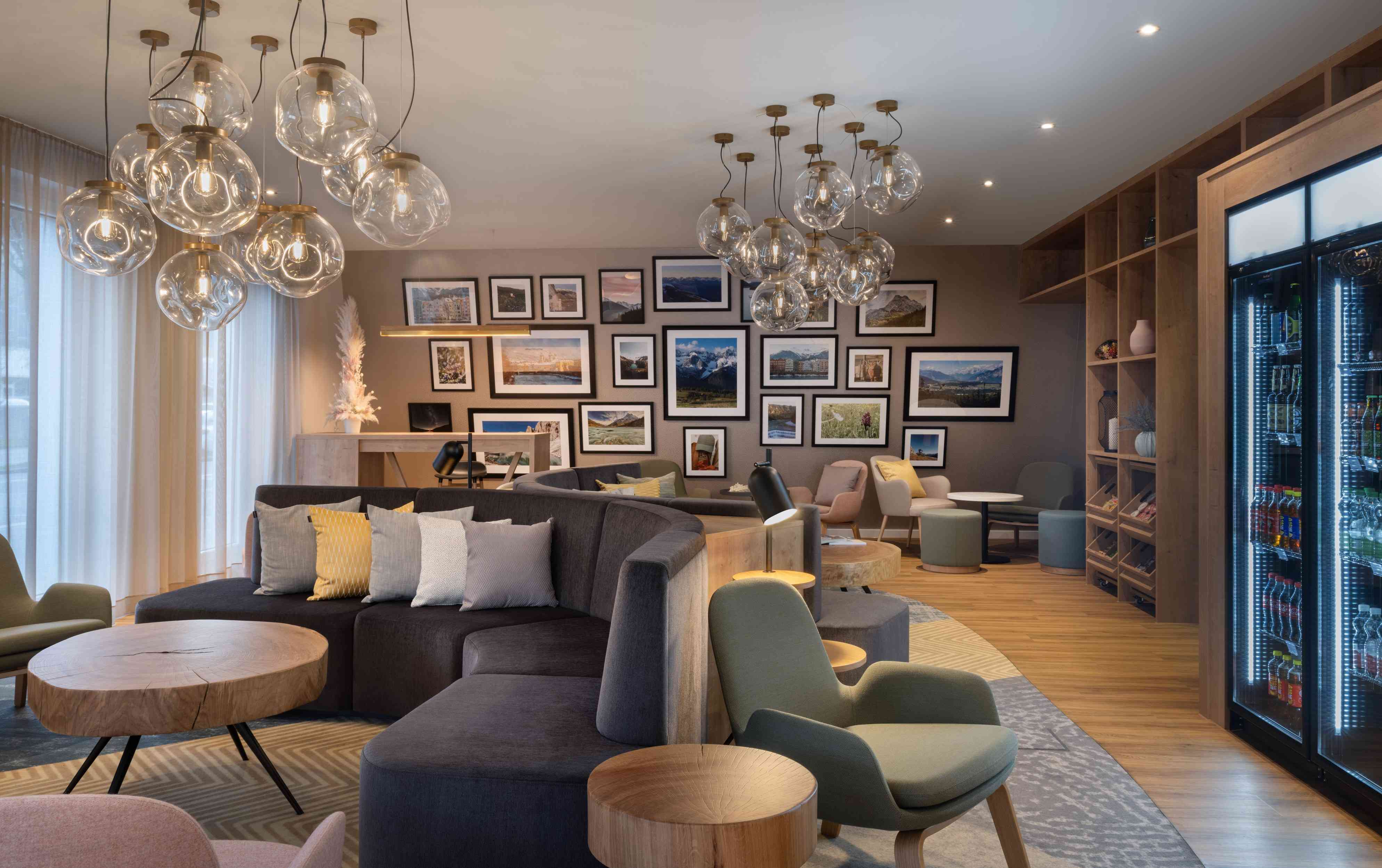 Lobby im Hilton Garden Inn Innsbruck Tivoli 