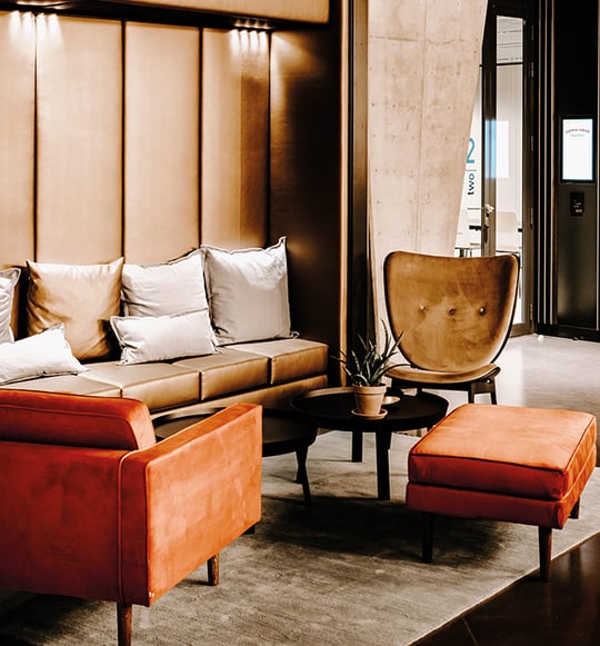 Ein Designerhotel in der Nähe des Flughafens 