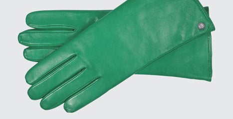 Grüne Handschuhe